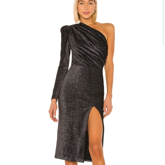 Bronx and Banco Belle One Shoulder Dress - Picture 1 of 4